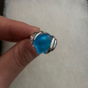 Blue stone ring